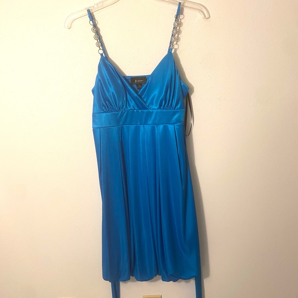 Byer California Turquoise juniors homecoming dress